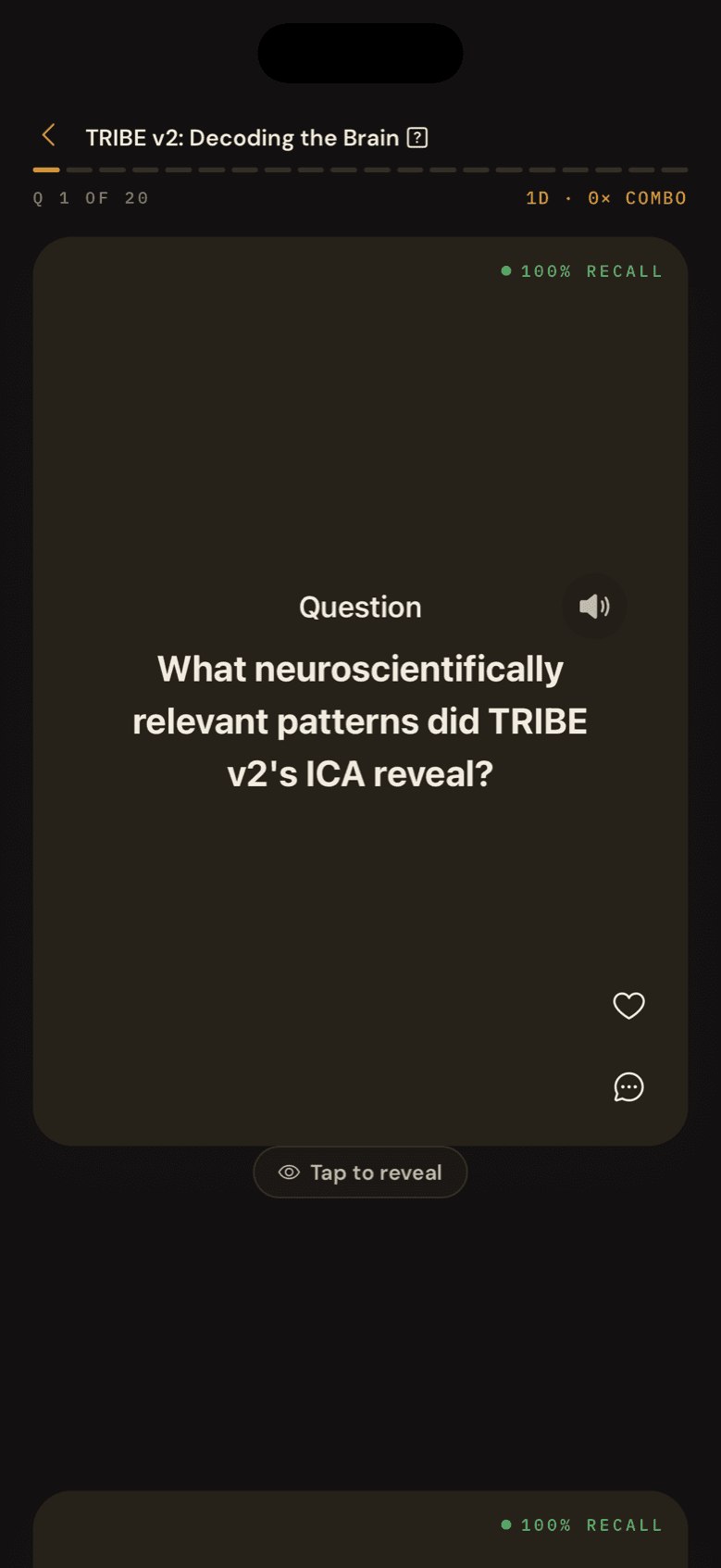 GoodOff AI quiz interface