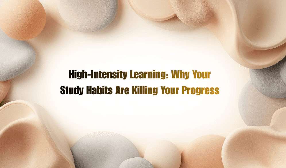 High-Intensity Learning: Why Your Study Habits Are Killing Your Progress