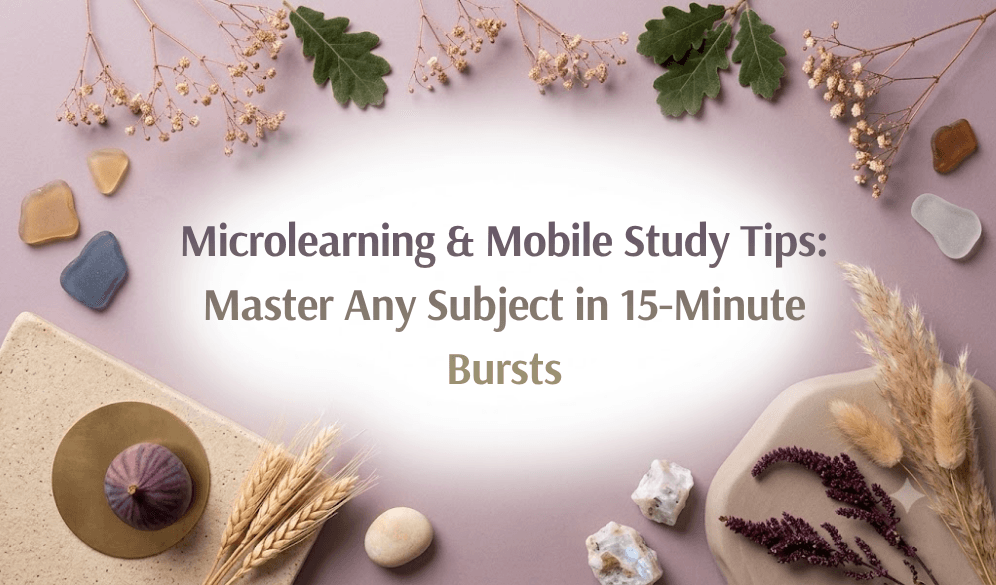 Microlearning & Mobile Study Tips: Master Any Subject in 15-Minute Bursts