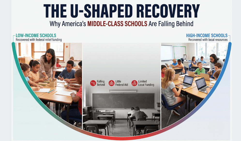 The U-Shaped Recovery: Why America's Middle-Class Schools Are Falling Behind