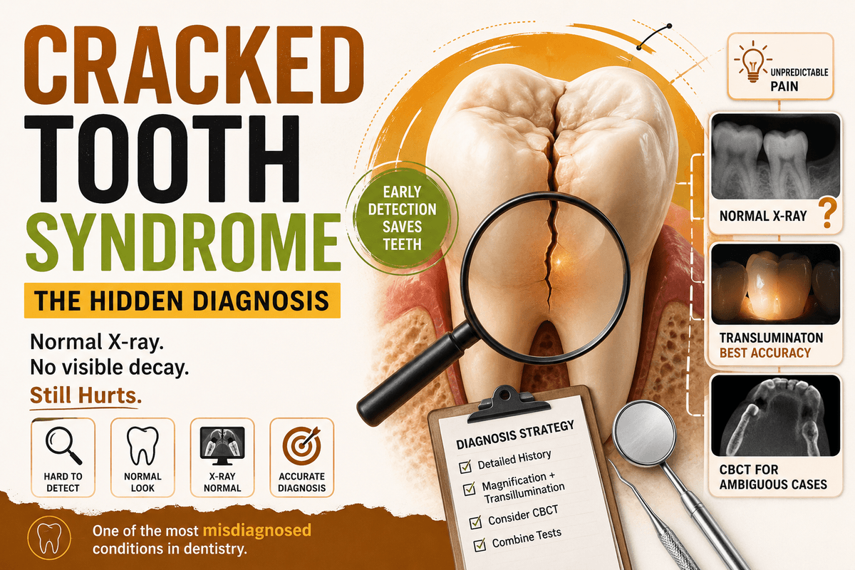 Cracked Tooth Syndrome: The One Diagnosis That Humbles Even Senior Dentists