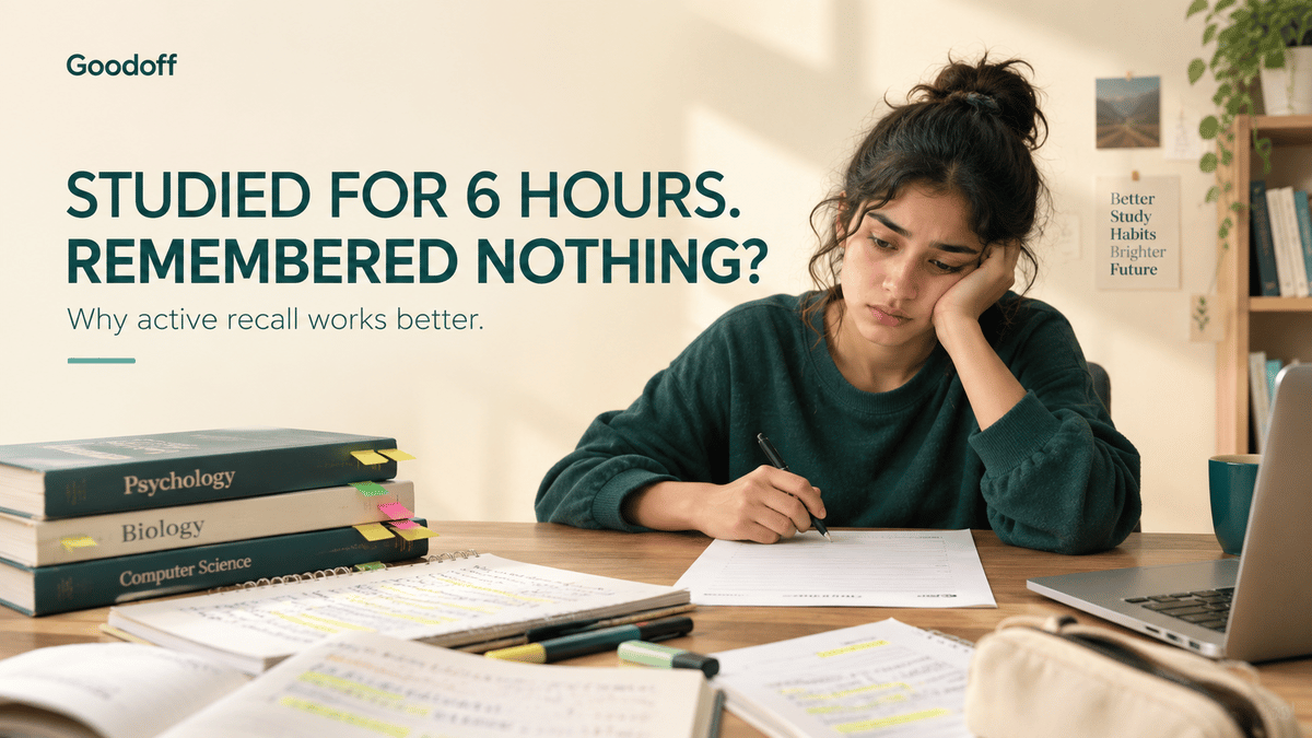Why 6 Hours of Studying Can Leave You Blank on Exam Day