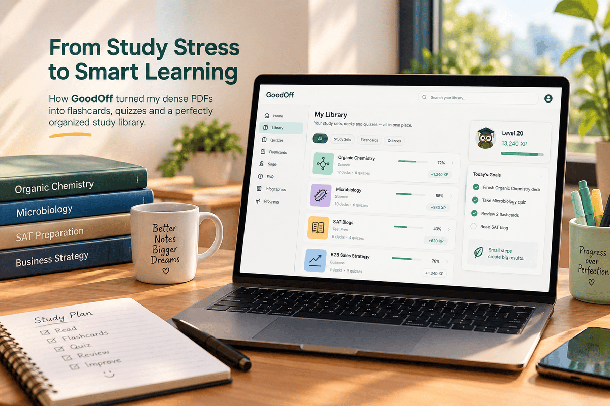 How GoodOff Replaced My Study Stress with an Active Learning System